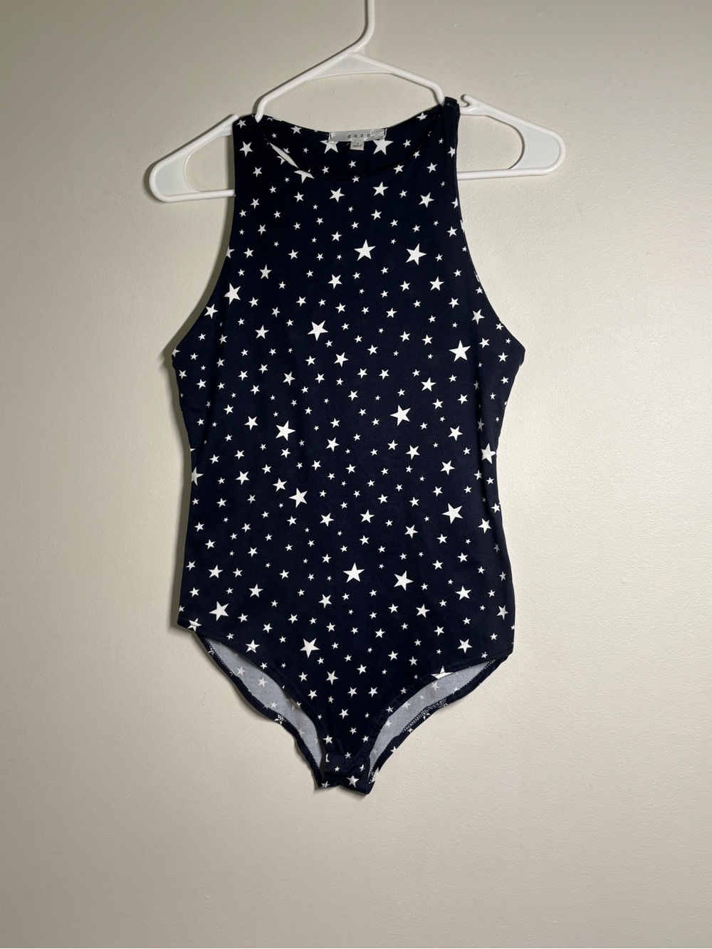 gaze Navy and White Star Print One-Piece